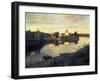 Evening Bells, 1892-Isaak Ilyich Levitan-Framed Premium Giclee Print