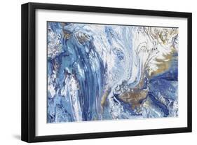 Evening Blue Tide-Eva Watts-Framed Art Print