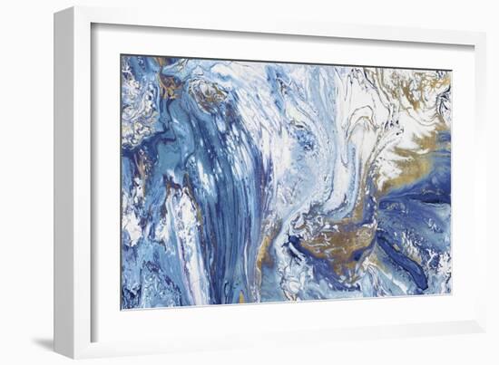 Evening Blue Tide-Eva Watts-Framed Art Print