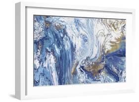 Evening Blue Tide-Eva Watts-Framed Art Print