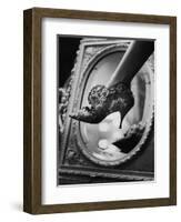 Evening Boot Designed by Roger Vivier for Dior, 1961-Paul Schutzer-Framed Photographic Print