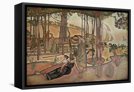 Evening Breeze-Henri Edmond Cross-Framed Stretched Canvas