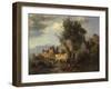 Evening by the Kura River Near Tiflis-Paul von Franken-Framed Giclee Print