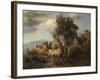 Evening by the Kura River Near Tiflis-Paul von Franken-Framed Giclee Print