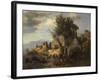 Evening by the Kura River Near Tiflis-Paul von Franken-Framed Giclee Print