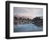 Evening, Caernarfon-Jane Carpanini-Framed Giclee Print