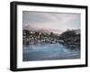 Evening, Caernarfon-Jane Carpanini-Framed Giclee Print