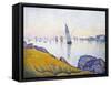 Evening Calm 1891-Paul Signac-Framed Stretched Canvas