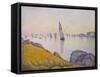 Evening Calm, Concarneau, Opus 220 (Allegro Maestoso), 1891-Paul Signac-Framed Stretched Canvas