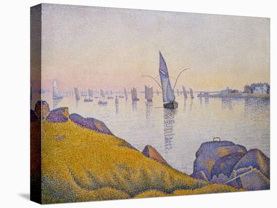 Evening Calm, Concarneau, Opus 220 (Allegro Maestoso), 1891-Paul Signac-Stretched Canvas
