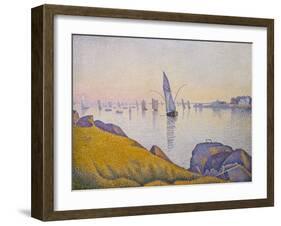 Evening Calm, Concarneau, Opus 220 (Allegro Maestoso), 1891-Paul Signac-Framed Giclee Print