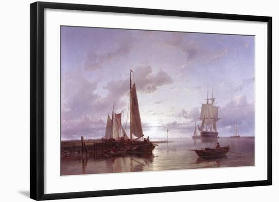 Evening Calm-Abraham Hulk-Framed Premium Giclee Print