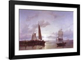 Evening Calm-Abraham Hulk-Framed Premium Giclee Print