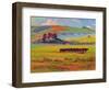 Evening Cattle, Cuckmere Valley, Sussex-Robert Tyndall-Framed Giclee Print