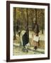 Evening, Champs-Elysees-Childe Hassam-Framed Giclee Print