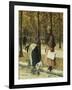 Evening, Champs-Elysees-Childe Hassam-Framed Giclee Print