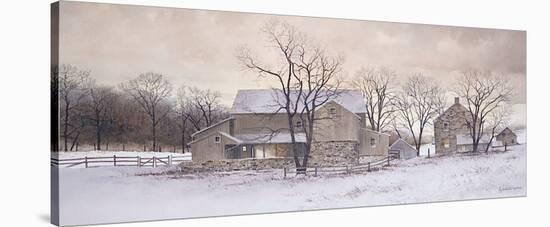 Evening Chores-Ray Hendershot-Stretched Canvas