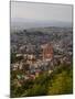 Evening City View from above City with Parroquia Archangel Church San Miguel De Allende-Terry Eggers-Mounted Photographic Print