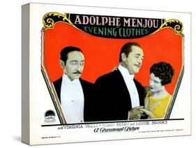 Evening Clothes, Adolphe Menjou, Noah Beery, Louise Brooks, 1927-null-Stretched Canvas