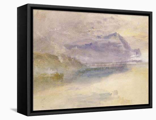 Evening: Cloud on Mount Rigi, Seen from Zug, C.1841-J. M. W. Turner-Framed Stretched Canvas