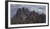 Evening clouds over Cadini di Misurina, Dolomites, Italy-Michael Jaeschke-Framed Photographic Print