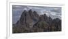 Evening clouds over Cadini di Misurina, Dolomites, Italy-Michael Jaeschke-Framed Photographic Print