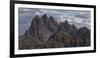 Evening clouds over Cadini di Misurina, Dolomites, Italy-Michael Jaeschke-Framed Photographic Print