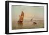 Evening, Coastal Scene, 1892-Thomas Lucop-Framed Giclee Print