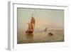 Evening, Coastal Scene, 1892-Thomas Lucop-Framed Giclee Print