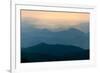 Evening Colored View of Blue Horizons-Daniel Prudek-Framed Photographic Print