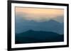 Evening Colored View of Blue Horizons-Daniel Prudek-Framed Photographic Print