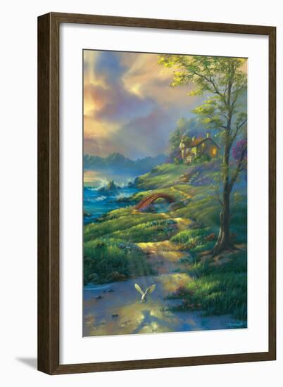 Evening Comfort-Jim Warren-Framed Premium Giclee Print