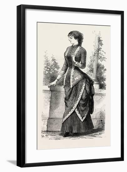 Evening Demi Toilette, Fashion, 1882-null-Framed Giclee Print