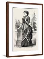 Evening Demi Toilette, Fashion, 1882-null-Framed Giclee Print