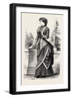 Evening Demi Toilette, Fashion, 1882-null-Framed Giclee Print