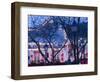 Evening Detail, Place du Tertre, Montmartre, Paris, France-Walter Bibikow-Framed Photographic Print