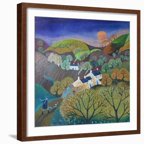 Evening Dog Walk, 2016-Lisa Graa Jensen-Framed Giclee Print