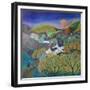 Evening Dog Walk, 2016-Lisa Graa Jensen-Framed Giclee Print