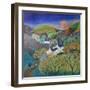 Evening Dog Walk, 2016-Lisa Graa Jensen-Framed Giclee Print