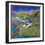 Evening Dog Walk, 2016-Lisa Graa Jensen-Framed Giclee Print