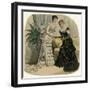 Evening Dress 1882-Jules David-Framed Art Print