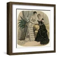 Evening Dress 1882-Jules David-Framed Art Print