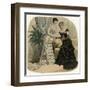 Evening Dress 1882-Jules David-Framed Art Print