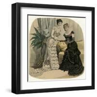 Evening Dress 1882-Jules David-Framed Art Print