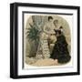 Evening Dress 1882-Jules David-Framed Art Print