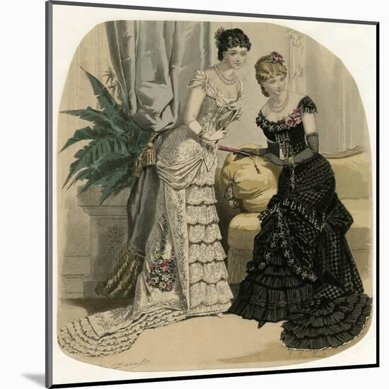 Evening Dress 1882-Jules David-Mounted Art Print