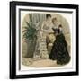 Evening Dress 1882-Jules David-Framed Art Print