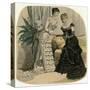 Evening Dress 1882-Jules David-Stretched Canvas