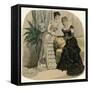 Evening Dress 1882-Jules David-Framed Stretched Canvas