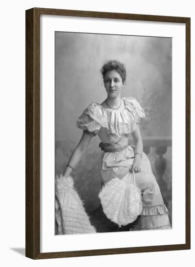 Evening Dress 1890S-James Bacon-Framed Photographic Print